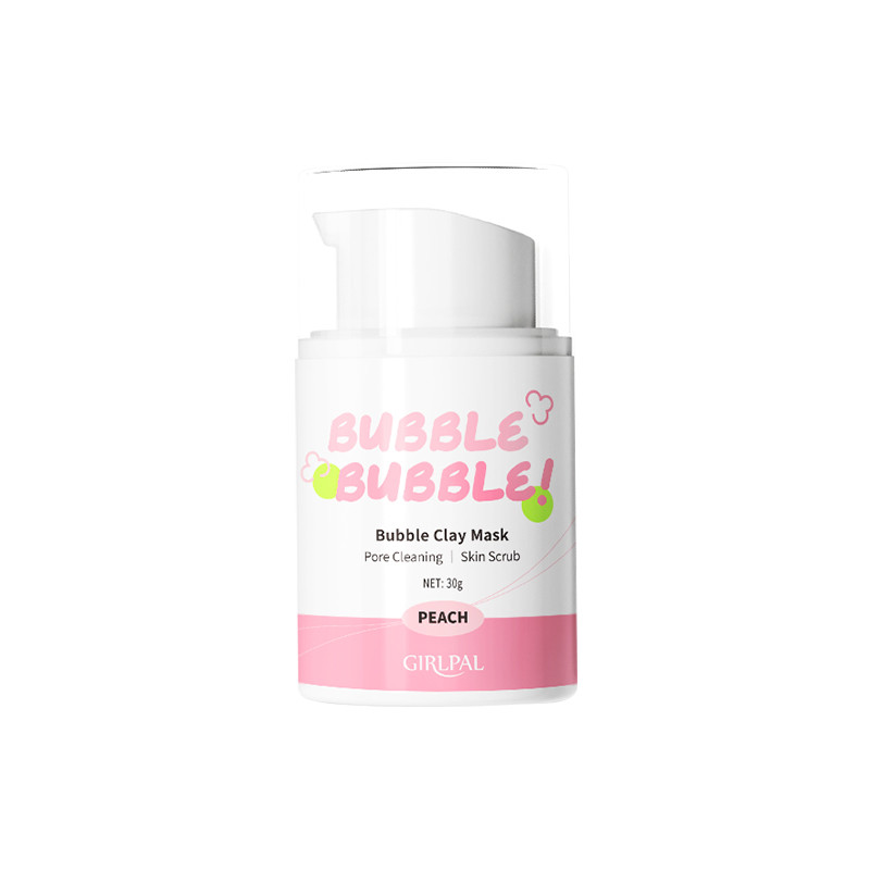 GIRL PAL Peach Bubble Clay Mask