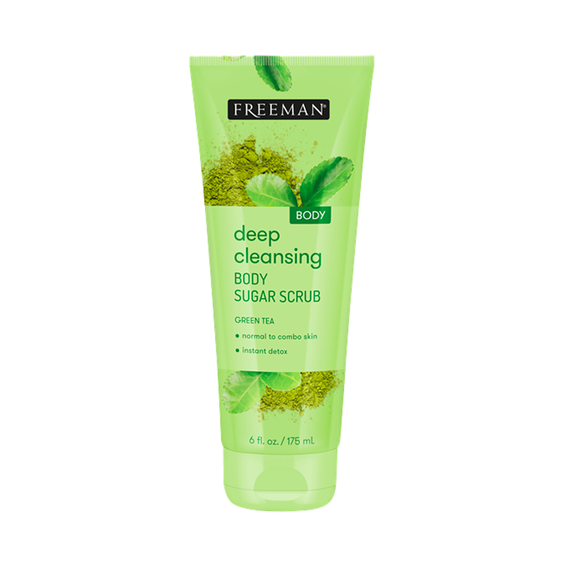 FREEMAN Freeman Deep Cleansing Green Tea Body Sugar Scrub