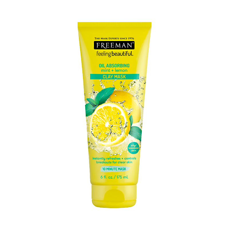 FREEMAN Feeling Beautiful Oil Absorbing Mint & Lemon Clay Mask