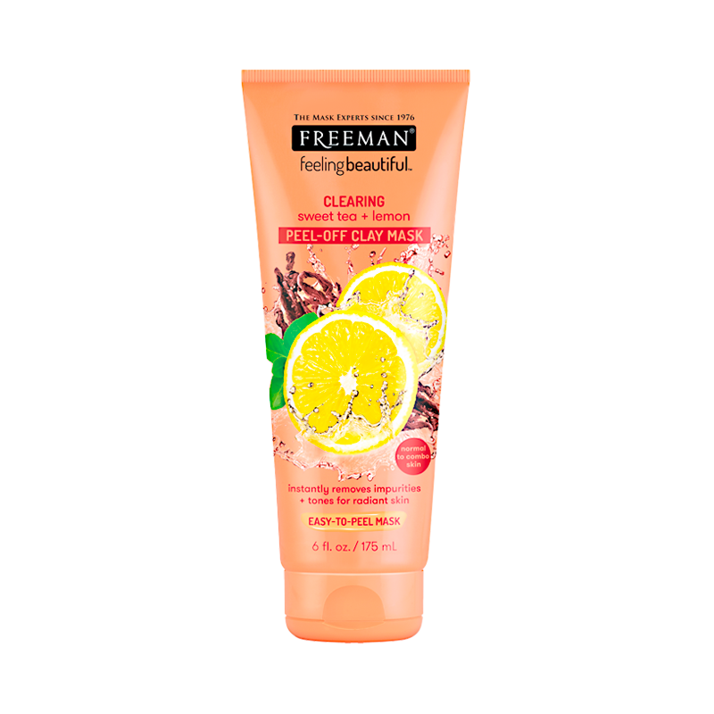 FREEMAN Feeling Beautiful Clearing Sweet Tea & Lemon Peel-Off Clay Mask