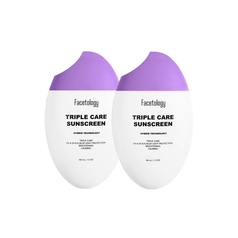 FACETOLOGY Triple Care Sunscreen - Twinpack