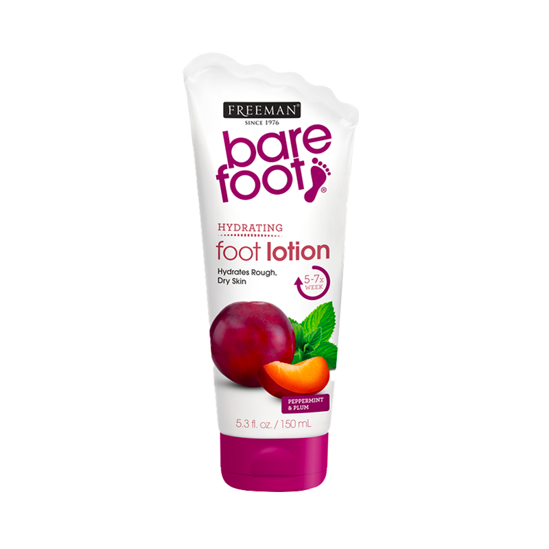 FREEMAN Bare Foot Hydrating Peppermint & Plum Foot Lotion