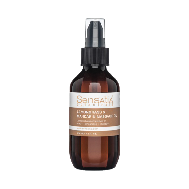 SENSATIA BOTANICALS Lemongrass & Mandarin Massage Oil