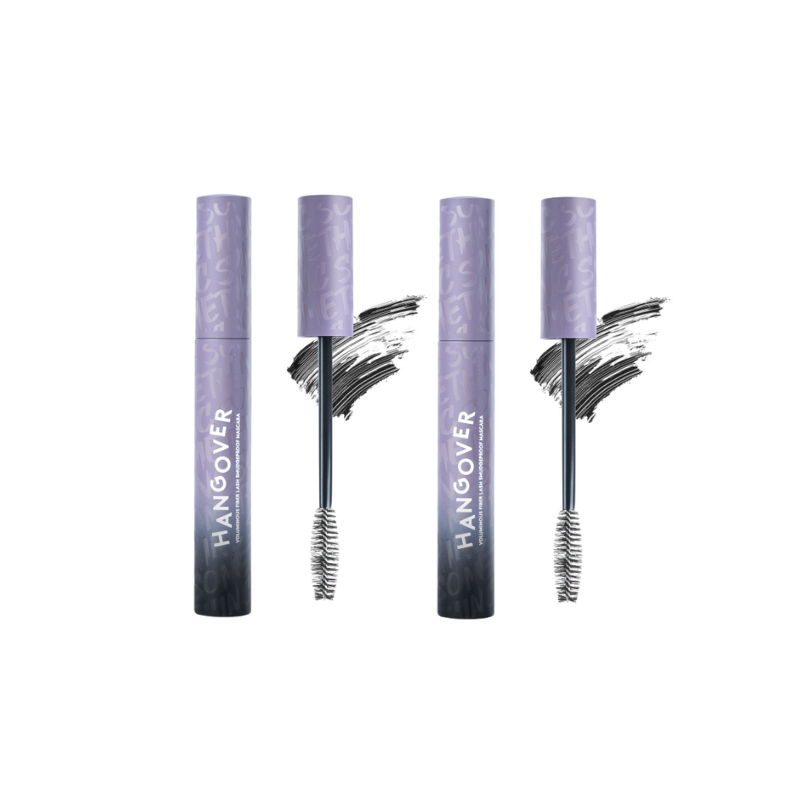 SOMETHINC BUNDLE [2 PCS] Hangover Voluminous Fiber Lash Smudgeproof Mascara