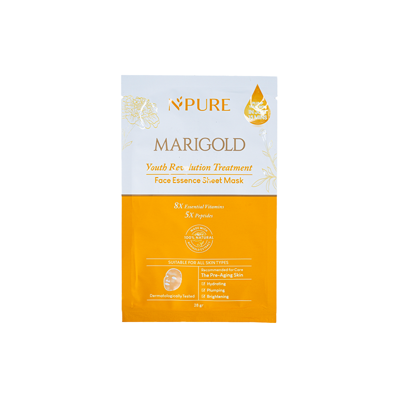 NPURE Marigold Youth Revolution Sheet Mask