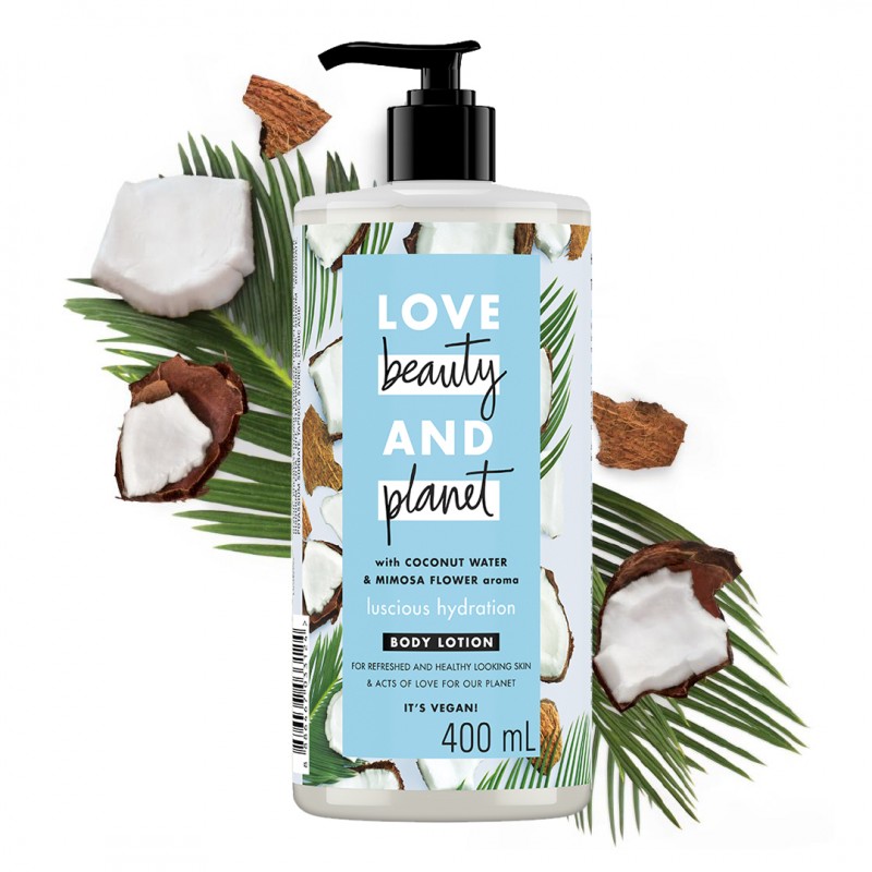 LOVE BEAUTY AND PLANET Coconut Water & Mimosa Flower Body Lotion LOVE BEAUTY AND PLANET Coconut Water & Mimosa Flower Body Lotion