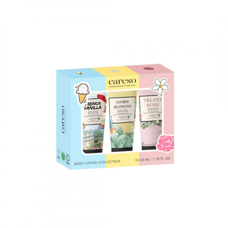 CARESO Trio Bundle Lotion Tube (35ml x 3)